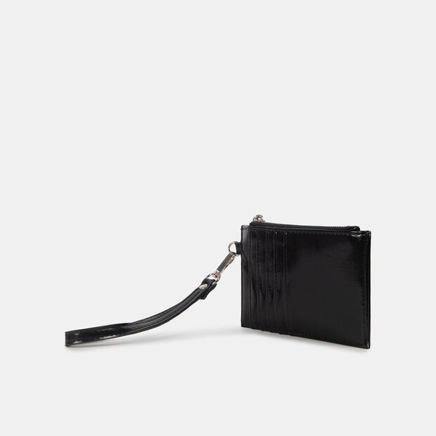 Monedero Casual Mujer Bata Blanca, Negro