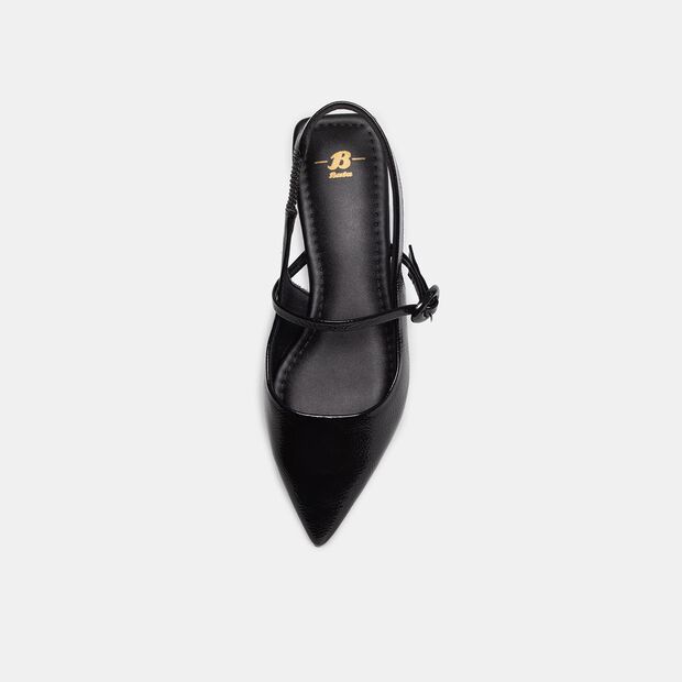 Ballerinas Casuales Mujer Bata, Negro