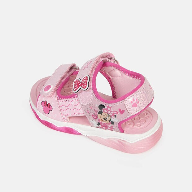 Sandalias Casuales Ni&ntilde;a Disney Minnie, Rosado