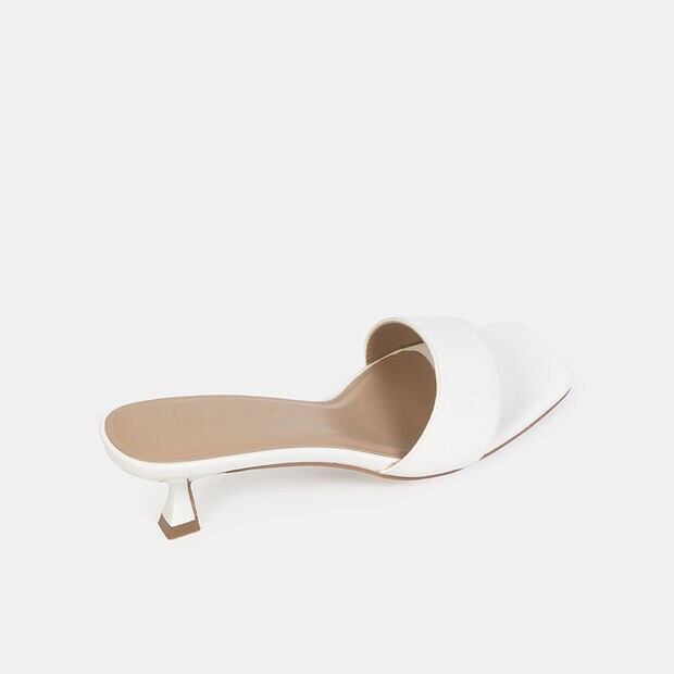 Sandalias Casuales Mujer Bata, Blanco