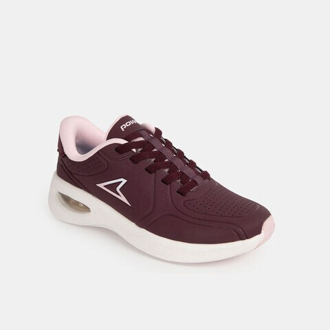 Zapatillas Deportivas Mujer Power, Burgundy