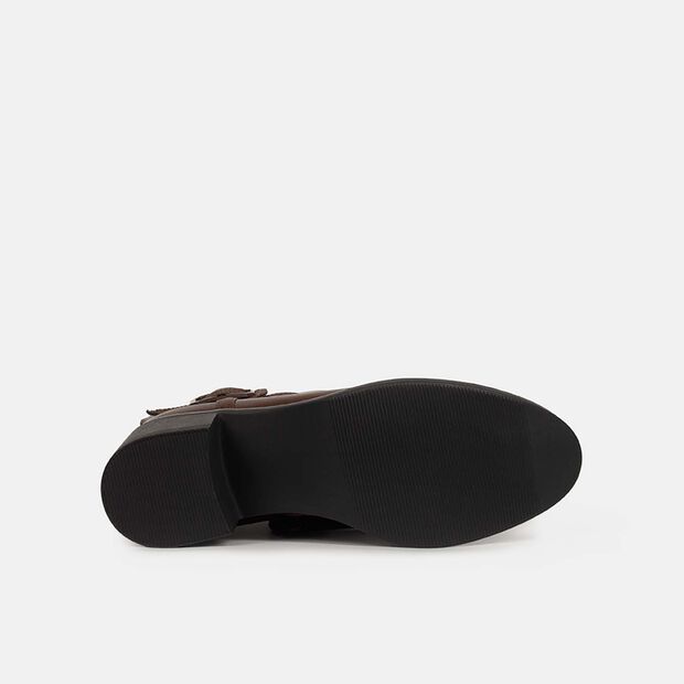 Botas Casuales Mujer Bata, Marr&oacute;n