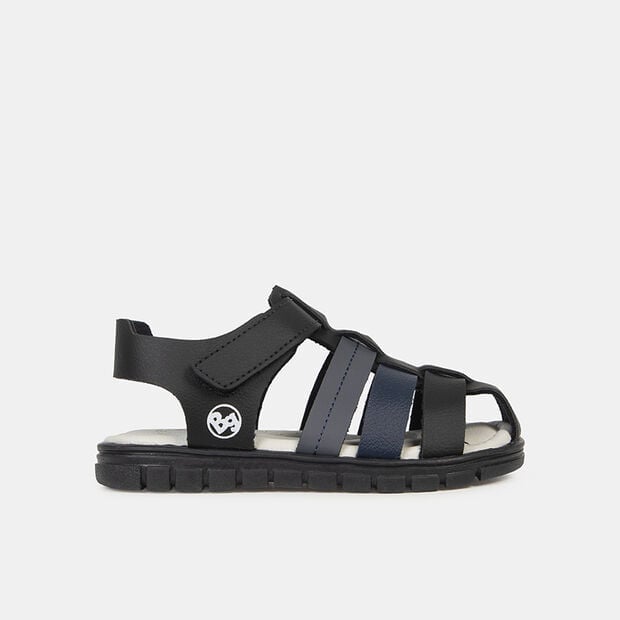 Sandalias Casuales Ni&ntilde;os Bubblegummers Nicolas, Negro