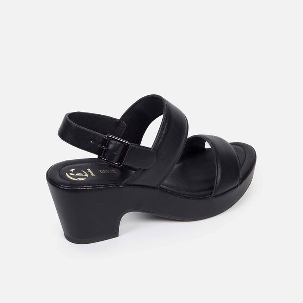 Sandalias Casuales Mujer Bata, Negro