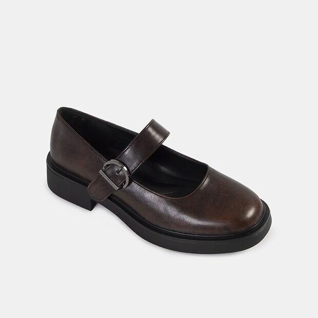 Zapatos Casuales Mujer Bata, Marr&oacute;n