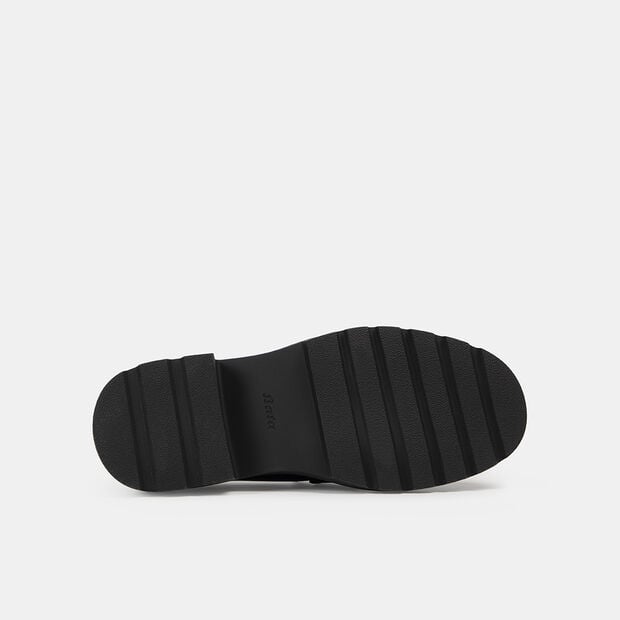Mocasines Casuales Mujer Bata, Negro