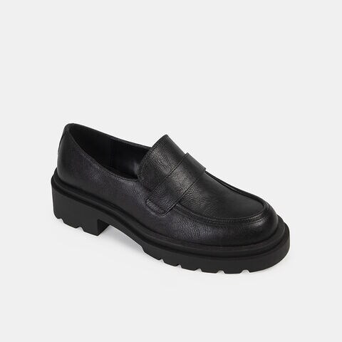 Mocasines Casuales Mujer Bata, Negro