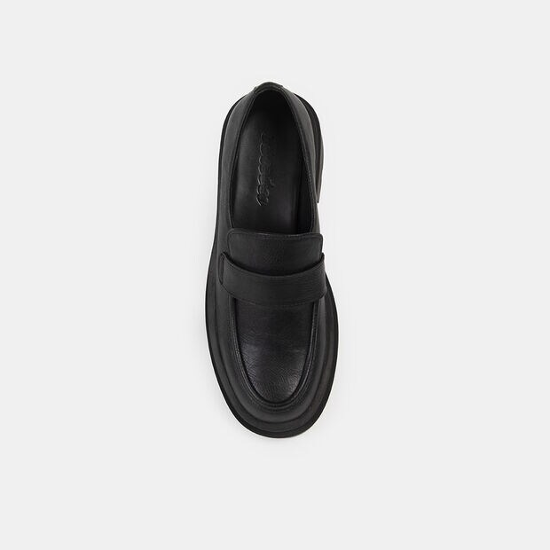 Mocasines Casuales Mujer Bata, Negro