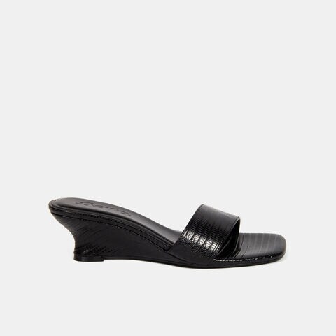 Sandalias Casuales Mujer Bata York52, Negro