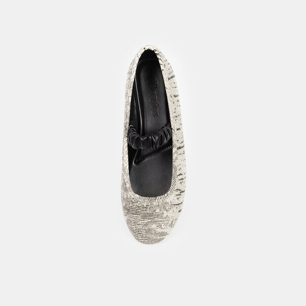 Ballerinas Casuales Mujer Bata, Blanco