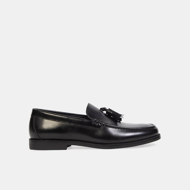 Mocasines Casuales Mujer Bata, Negro