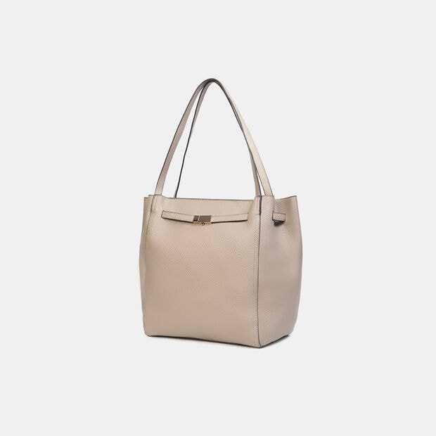 Cartera Tote Mujer Bata Helen, Beige