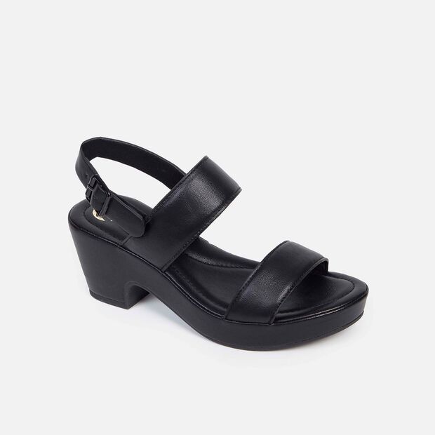 Sandalias Casuales Mujer Bata, Negro