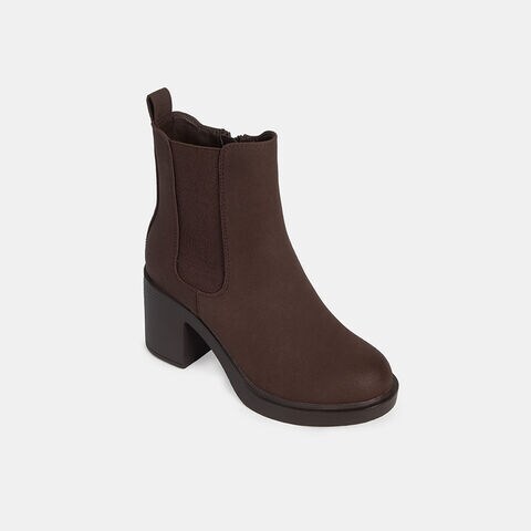 Botines Casuales para Mujer Bata, Chocolate