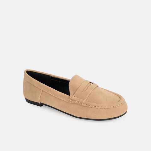 Mocasines Casuales Mujer Bata, Marr&oacute;n Claro