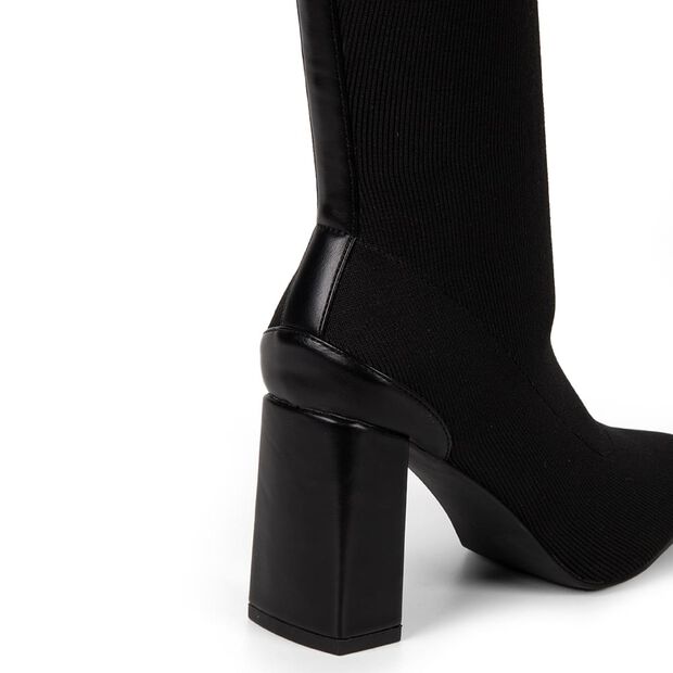 Botas Casuales Mujer Bata, Negro