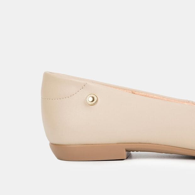 Ballerinas Casuales Mujer Bata , Beige