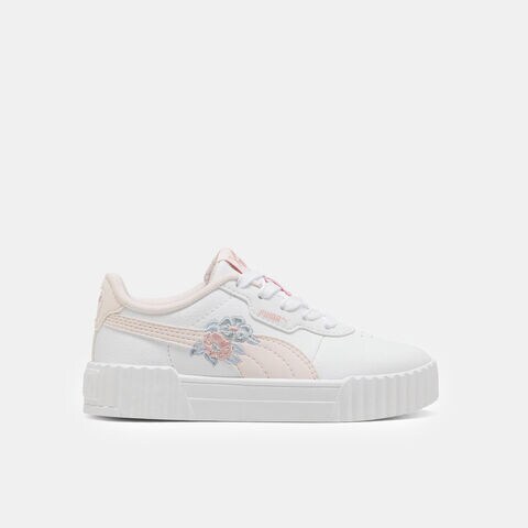 Zapatillas Urbanas Ni&ntilde;os Puma Carina, Blanco