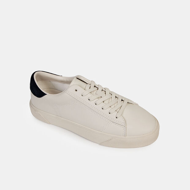 Zapatillas Casuales Mujer Bata, Blanco
