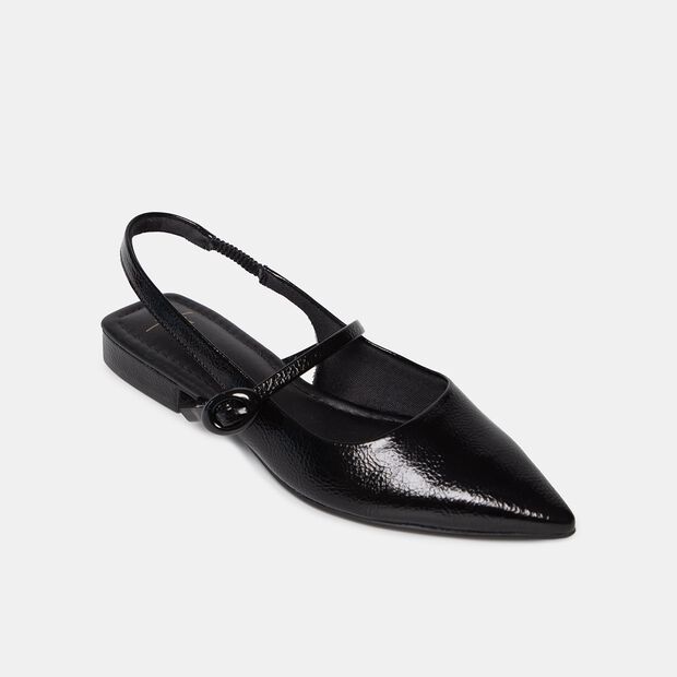 Ballerinas Casuales Mujer Bata, Negro