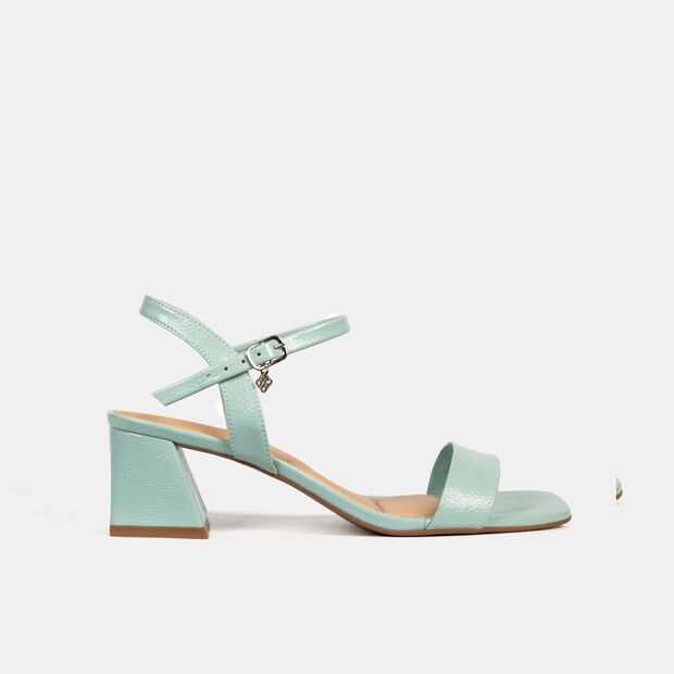 Sandalias Casuales Mujer Bata Red , Celeste