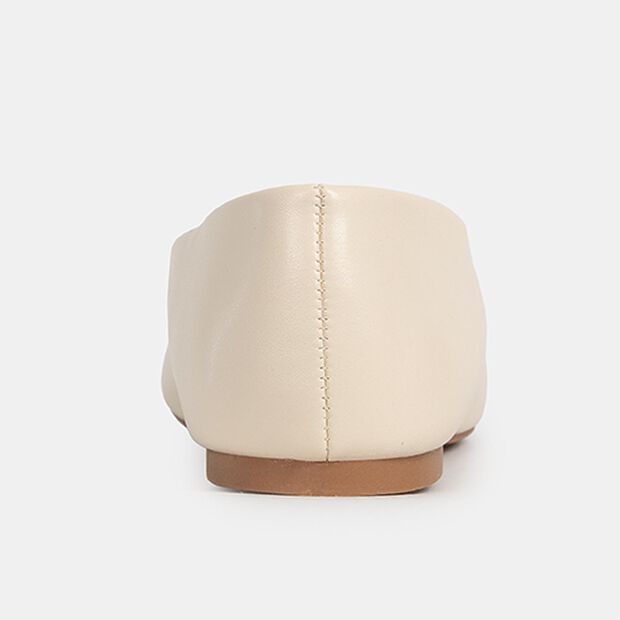 Ballerinas Casuales Mujer Bata, Blanco