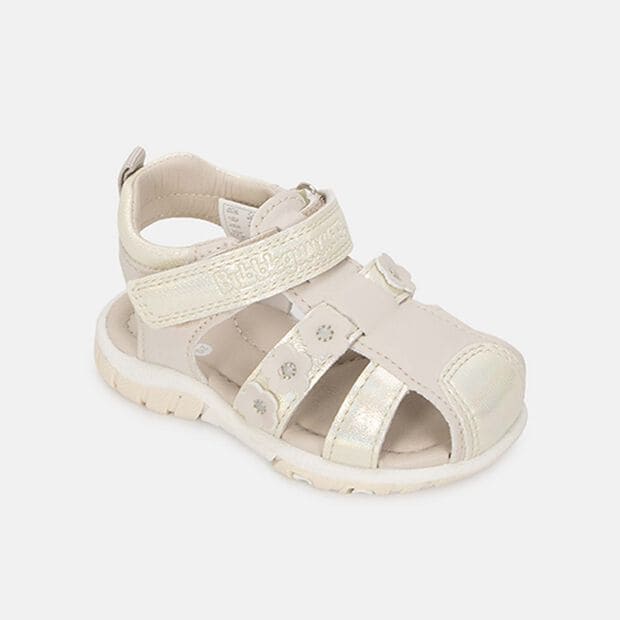 Sandalias Casuales Ni&ntilde;as Bubblegummers Ginger, Blanco