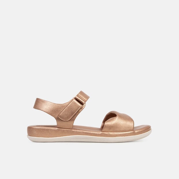 Sandalias Casuales Mujer Bata Comfit, Rose Gold