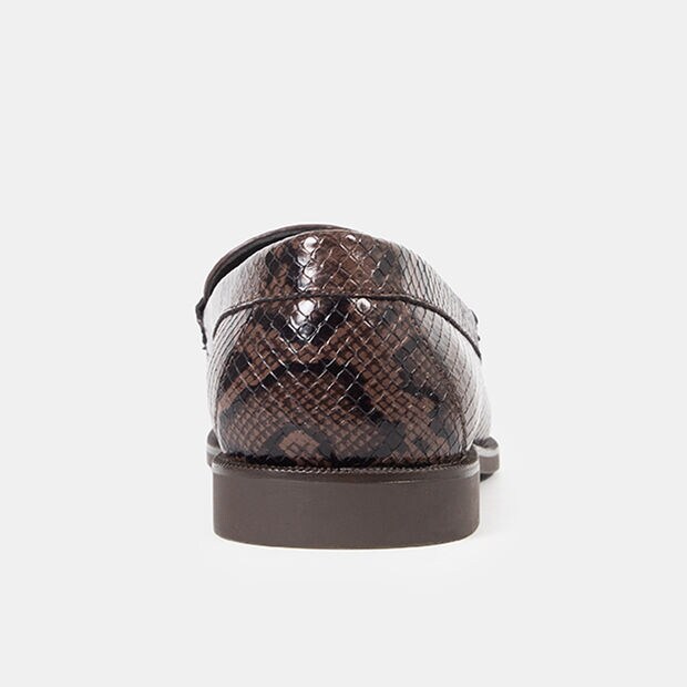 Mocasines Casuales Mujer Bata, Marr&oacute;n
