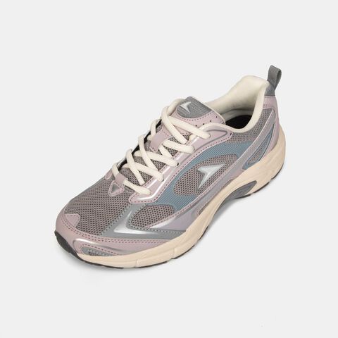 Zapatillas Urbanas Mujer Power Zeta Relic, Gris Claro