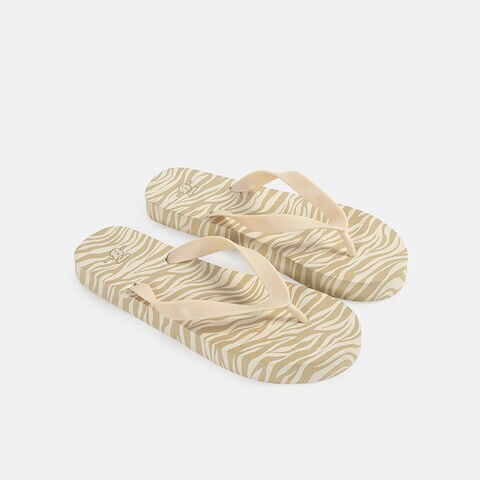 Sandalias Casuales Mujer Bata, Beige