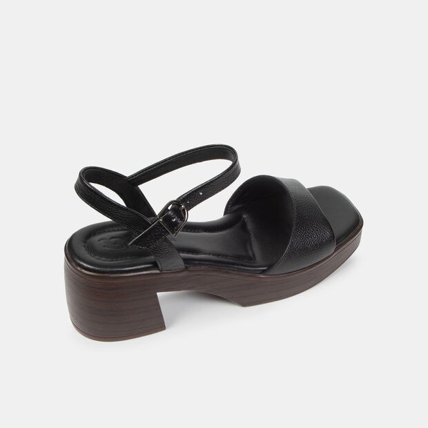 Sandalias Casuales Mujer Bata Violeta, Negro