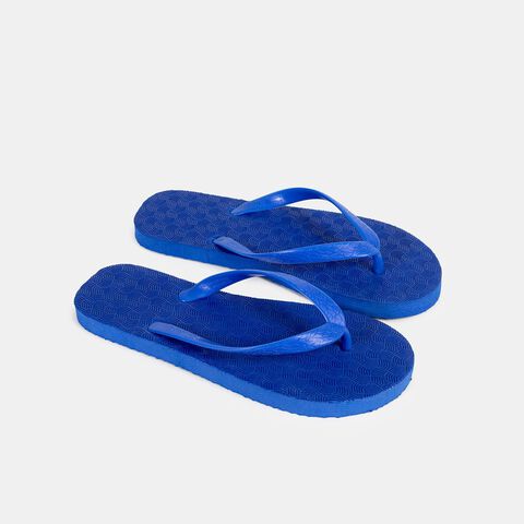 Sandalias Playeras Mujer Bata, Azul