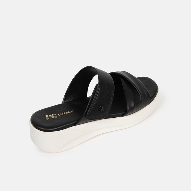 Sandalias Casuales Mujer Bata Comfit, Negro