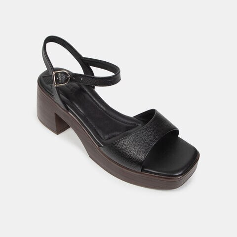 Sandalias Casuales Mujer Bata Violeta, Negro