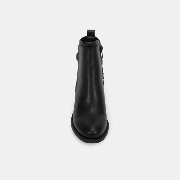 Botines Casuales Mujer Bata, Negro