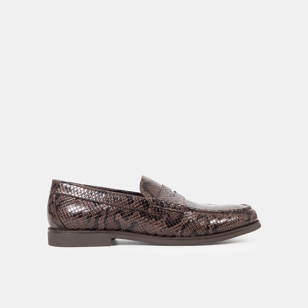 Mocasines Casuales Mujer Bata, Marr&oacute;n
