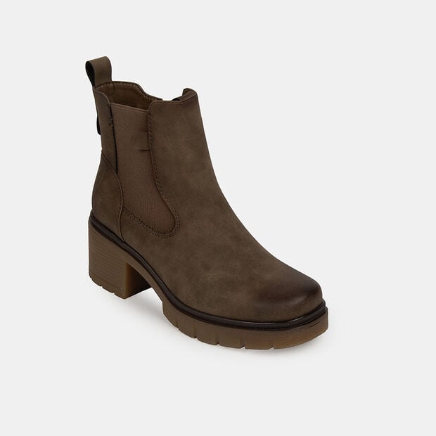 Botines Casuales para Mujer Bata, Camel