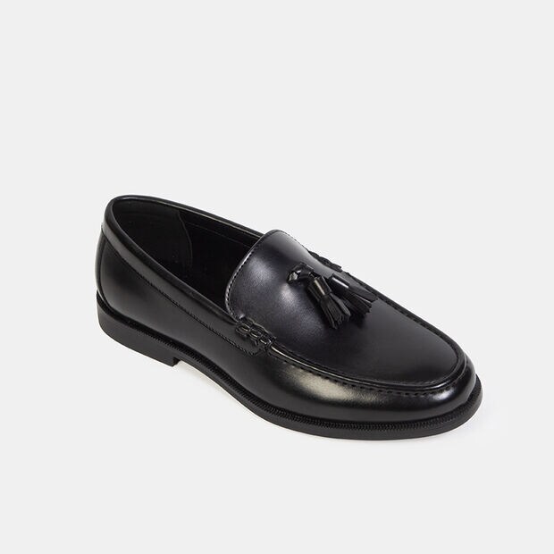 Mocasines Casuales Mujer Bata, Negro