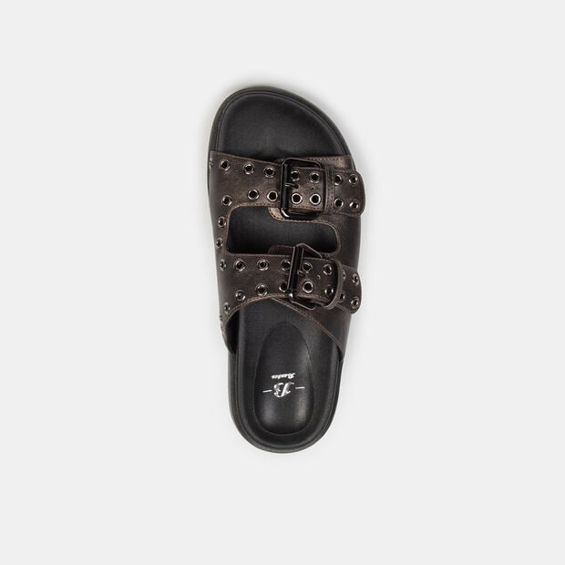 Sandalias Casuales Mujer Bata, Plateado