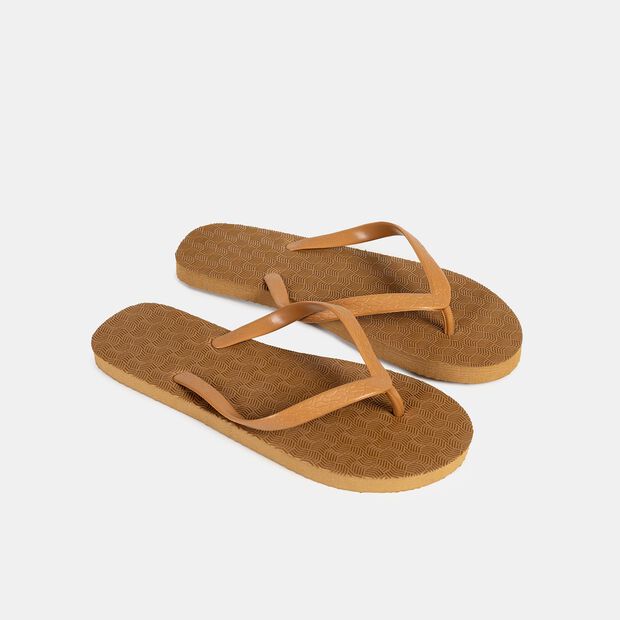Sandalias Playeras Mujer Bata, Beige