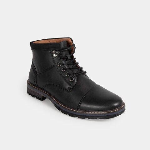 Botines Casuales Hombre Bata, Negro