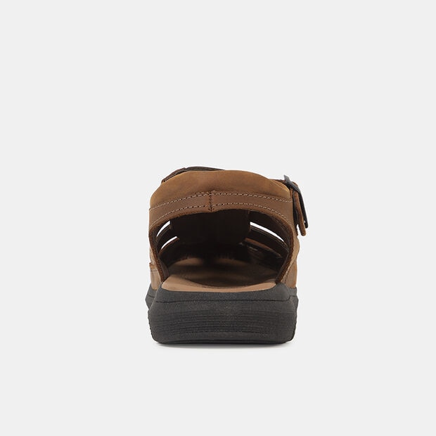 Sandalias Casuales Hombre Bata, Caramelo Oscuro