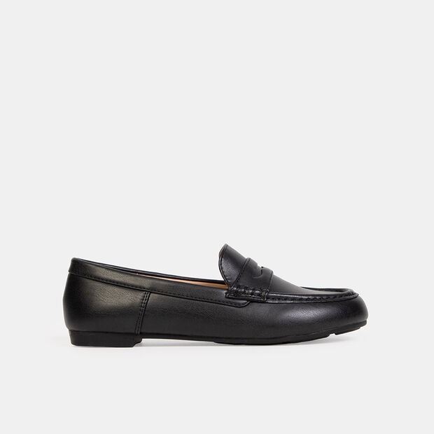 Mocasines Casuales Mujer Bata, Negro