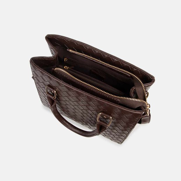 Cartera Casual Mujer Bata New Dora, Marr&oacute;n