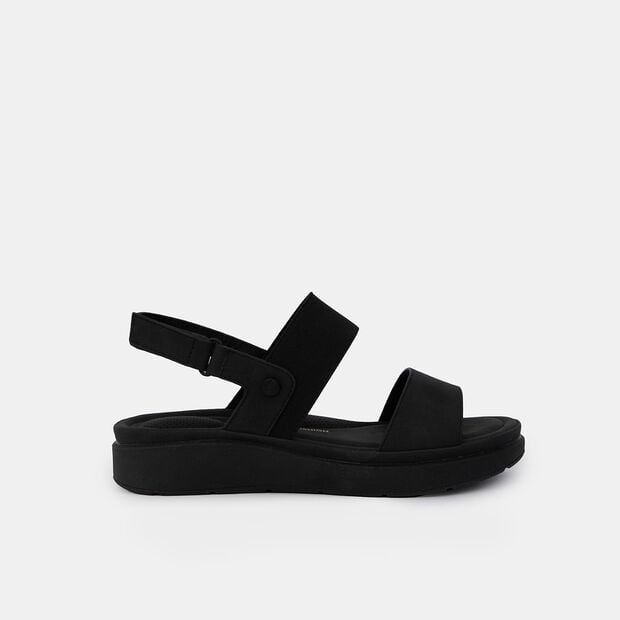 Sandalias Casuales Mujer Bata Comfit , Negro
