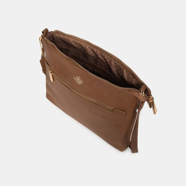 Cartera Crossbody para Mujer Bata Red, Camel