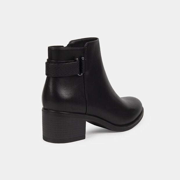 Botines Casuales para Mujer Bata, Negro
