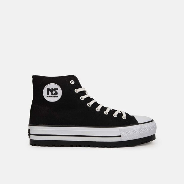 Zapatillas Urbanas Hombre North Star, Negro
