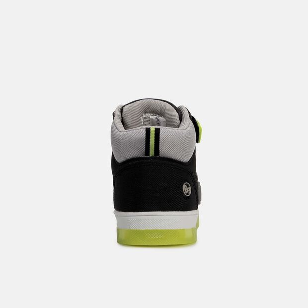 Zapatillas Con Luces Infantil Niño Bubblegummers , Negro